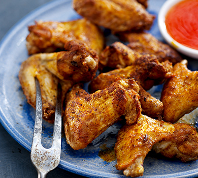 Saftiga kycklingvingar