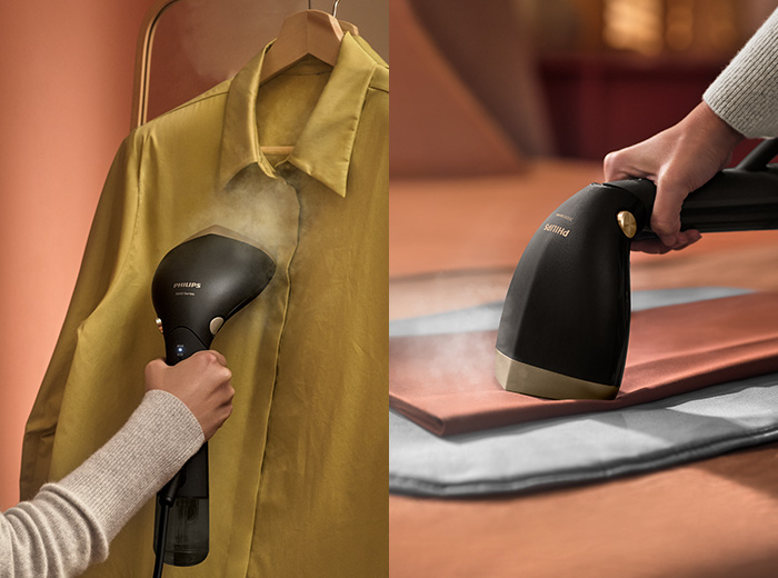 Kraftfull &aring;nga f&ouml;r skrynkelfria kl&auml;der 