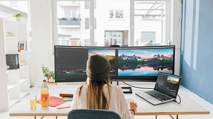 Sk&auml;rmar f&ouml;r kontoret