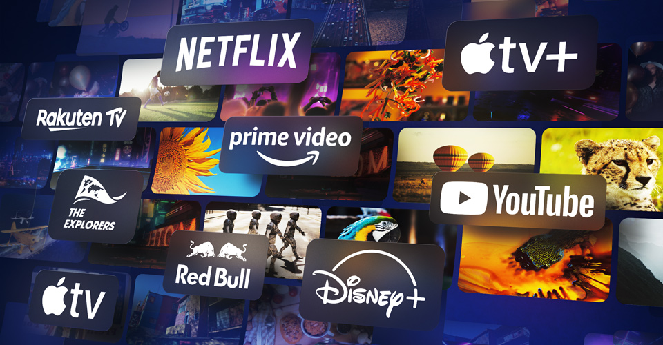 Streamingtj&auml;nster och appar