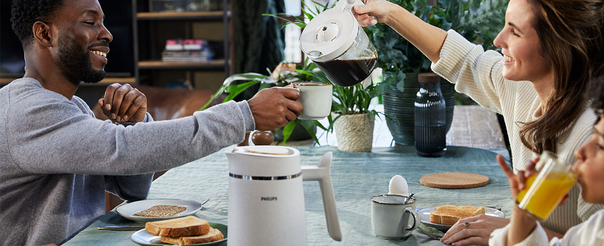 Philips Eco Conscious edition, tillverkade f&ouml;r att prestera frukostset, HD5120