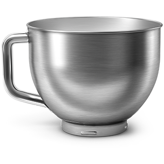 5,5 liters sk&aring;l i rostfritt st&aring;l