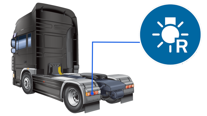 Bakre positionslampor