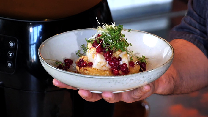 Bakad torsk med rotselleri och brynt sm&ouml;r