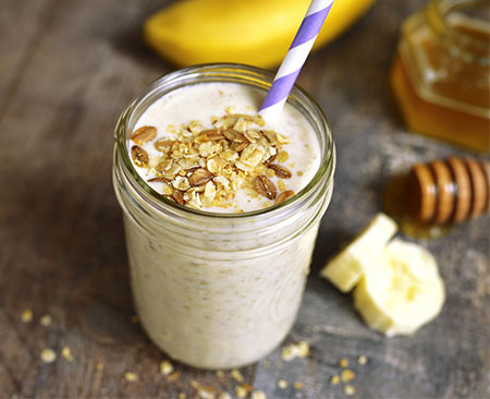 Nyttig smoothie fullproppad med fibrer