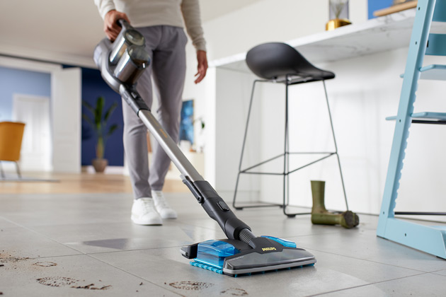 Unikt Aqua-munstycke b&aring;de dammsuger & v&aring;ttorkar