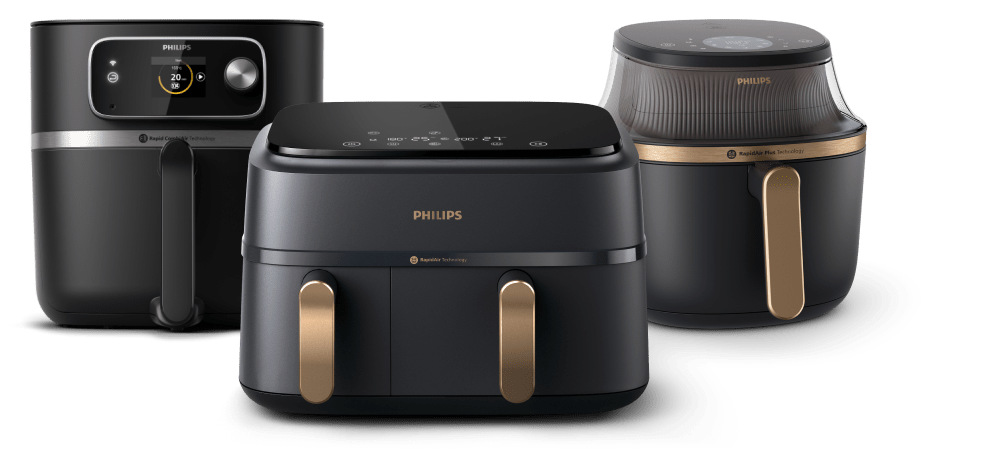 ett urval av Airfryers