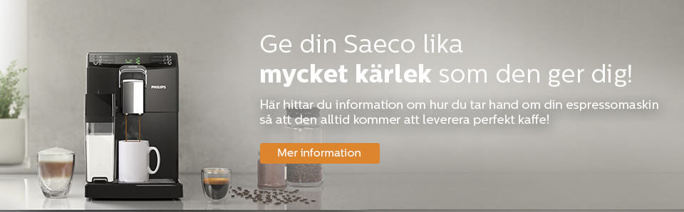 ge din espressomaskin lika mycket karlek som den ger dig