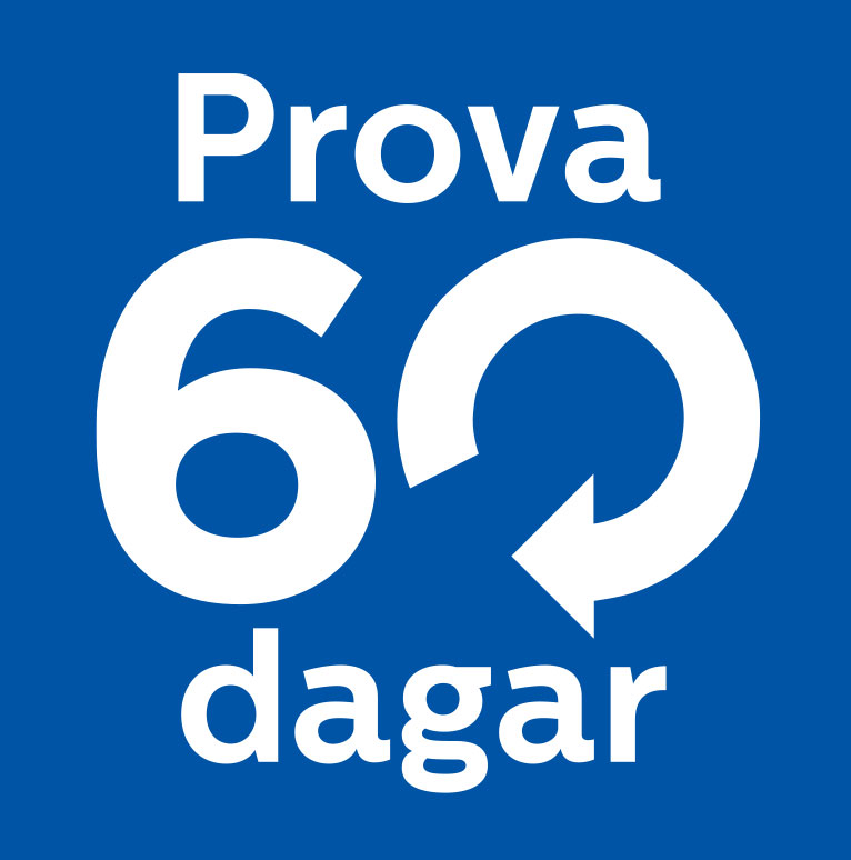 Philips N&ouml;jdhetsgaranti - 60 dagar