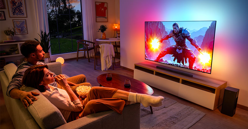 Ambilight-TV med AI-teknik