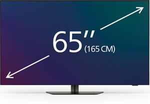 65 tums TV-apparater