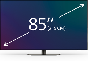 85 tums TV-apparater