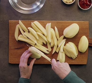 Krispiga pommes i Airfryer