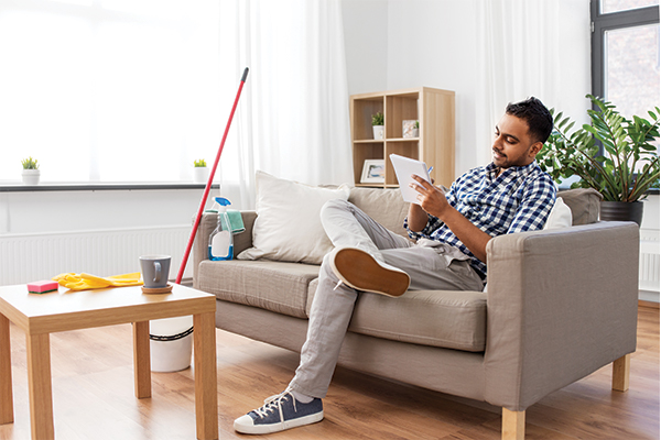 Hur ofta ska man st&auml;da huset?