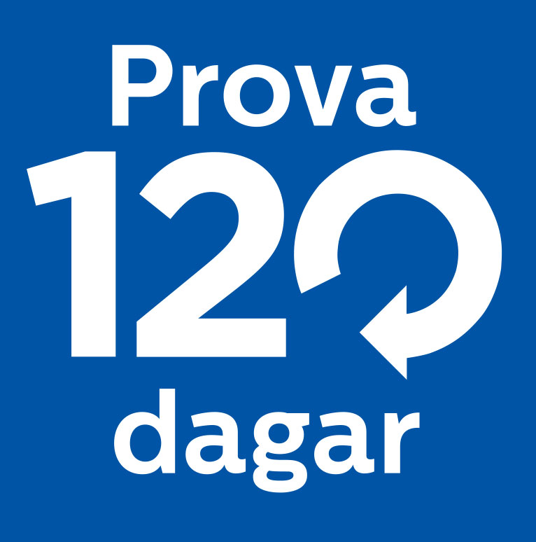 Philips N&ouml;jdhetsgaranti - 120 dagar